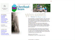 Desktop Screenshot of clevelandbears.org