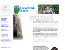 Tablet Screenshot of clevelandbears.org